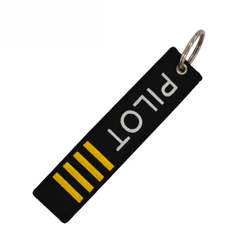 5-Pack Aviation Crew Keychain Tags