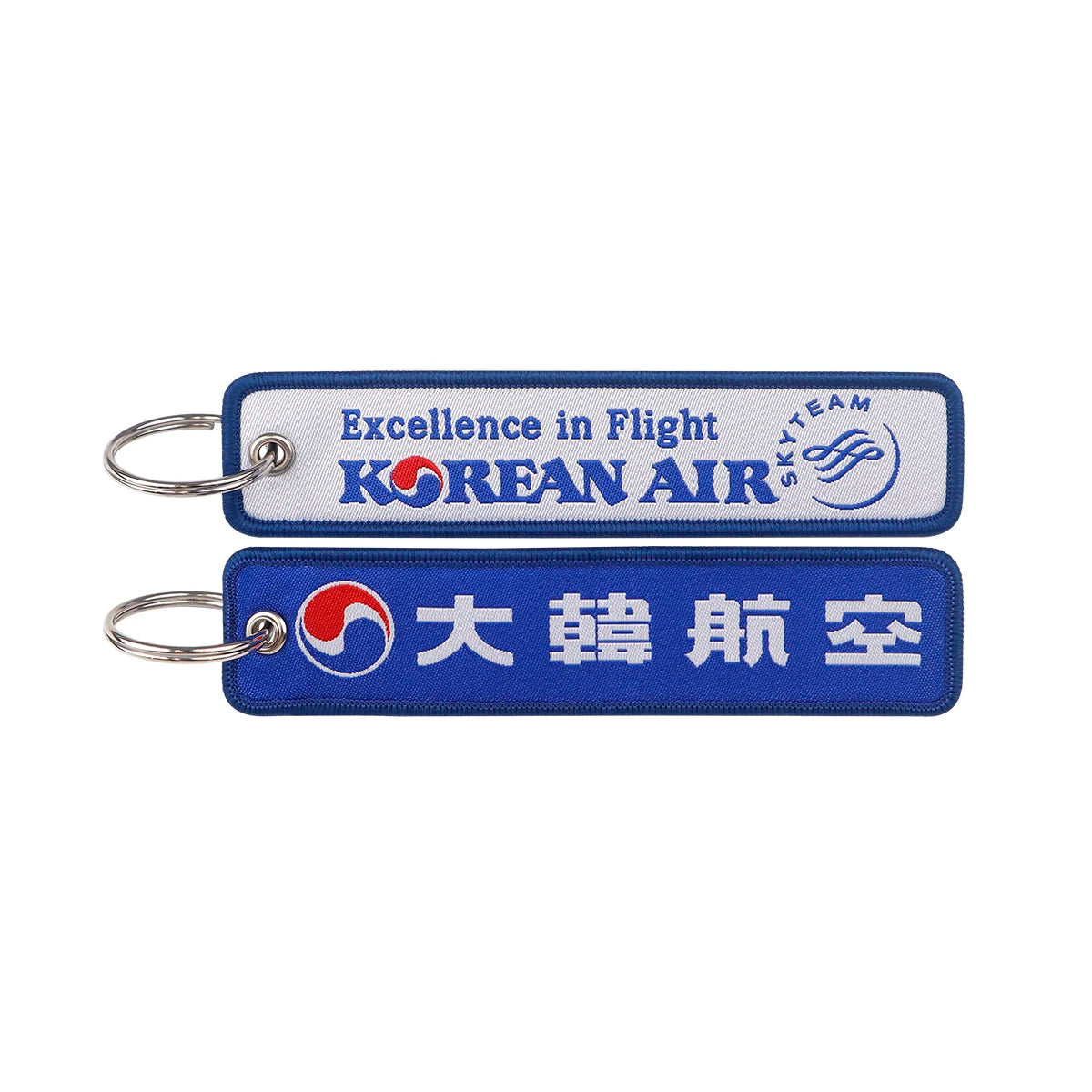 Every Airline Logo Embroidered Keychain