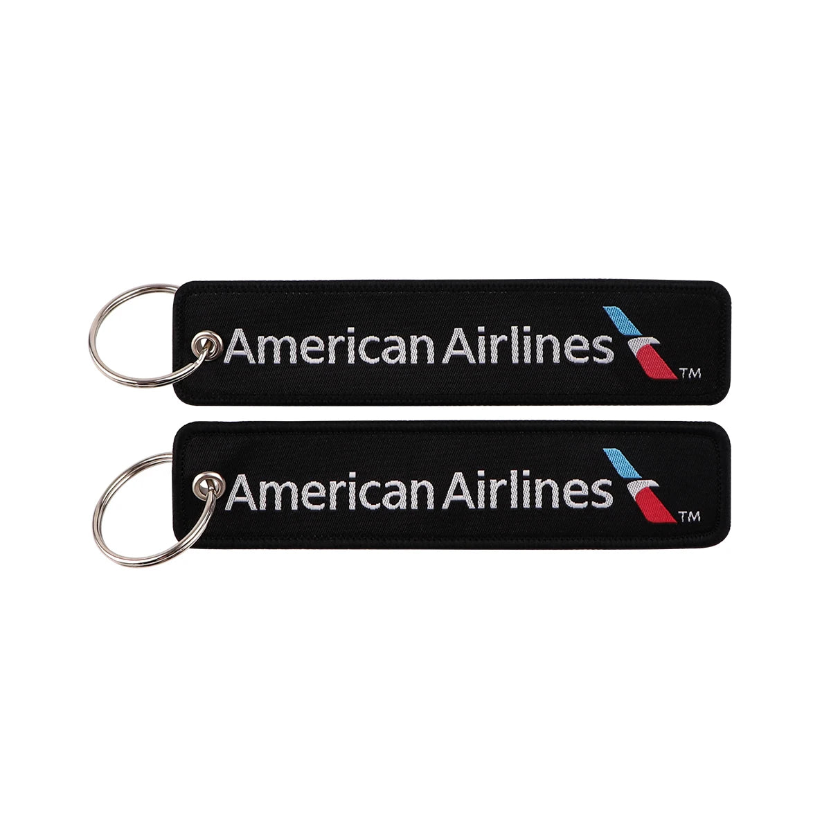 Every Airline Logo Embroidered Keychain