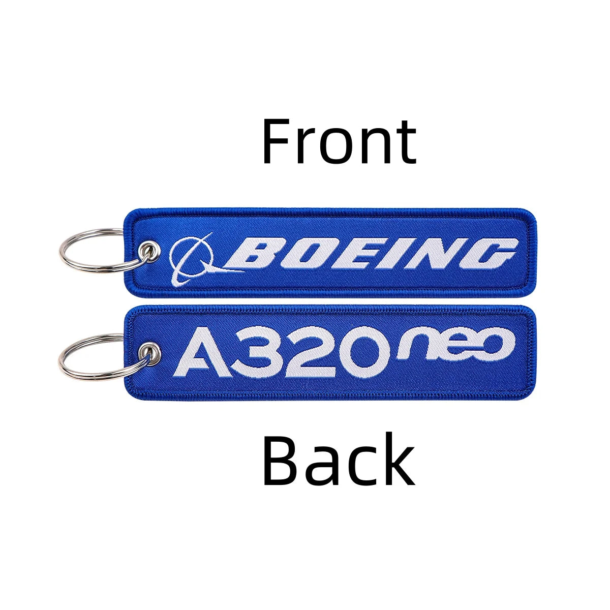 Every Airline Logo Embroidered Keychain