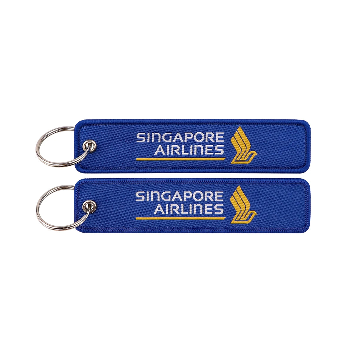 Every Airline Logo Embroidered Keychain