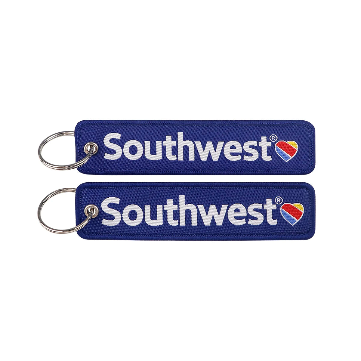 Every Airline Logo Embroidered Keychain