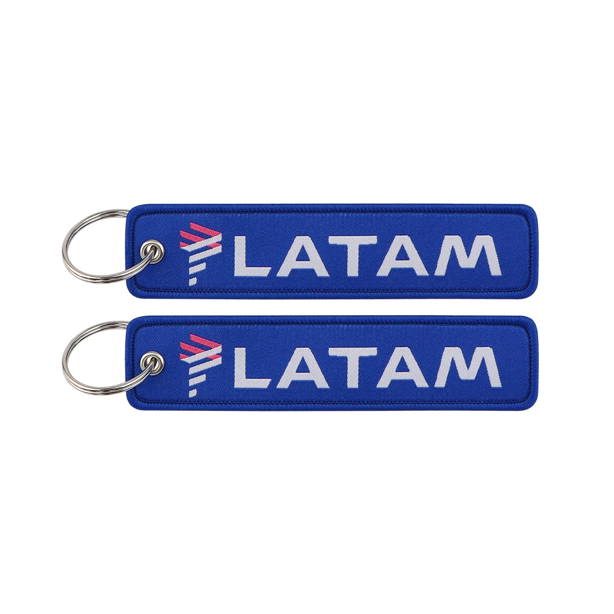 Every Airline Logo Embroidered Keychain